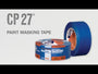 Load and play video in Gallery viewer, SHURTAPE CP 27® 14-Day ShurRELEASE® Blue Painter's Tape - Multi-Surface