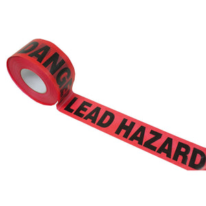 HAZMAT Warning Tapes ~ Asbestos, Lead, Hazardous Area and other legends | Merco Tape™