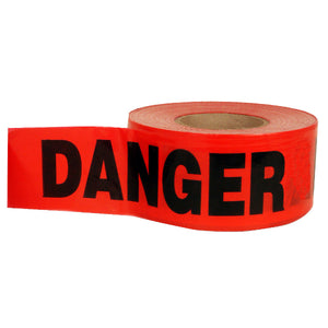 DANGER DANGER Barricade Tape in Red and Black | Merco Tape® M234