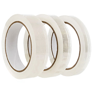 Stationery Tape ~ Clear Polypropylene ~ long 72yd rolls in 12mm through 24mm widths | Merco Tape® M420