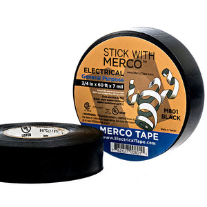 Electrical Tape High Quality U/L Listed General Purpose Grade  | Merco Tape™ M801