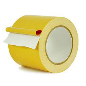 Double Coated Cloth Tape with Permanent Adhesive ~ Yellow Liner | Merco Tape™ M100P