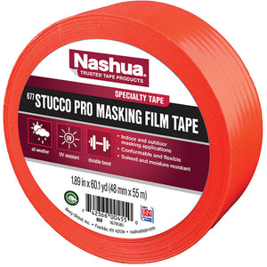 NASHUA 677 Stucco Pro Film Masking Tape