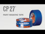 Load and play video in Gallery viewer, SHURTAPE CP 27® 14-Day ShurRELEASE® Blue Painter&#39;s Tape - Multi-Surface
