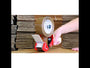 Laden und Abspielen von Videos im Galerie-Viewer, Adhesive Transfer Tape Bench Top Dispenser | Industrial Quality | Metal Unit bolts to your workstation ~ Made in Italy | Merco Tape™ model DSB
